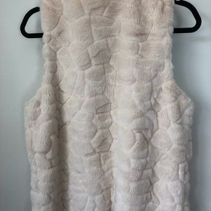 Skies are blue pale rose vest - gently used